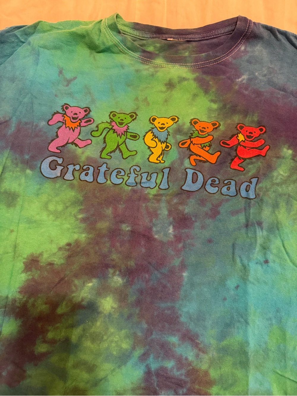Grateful Dead Tie-Dye Dancing Bears T-Shirt